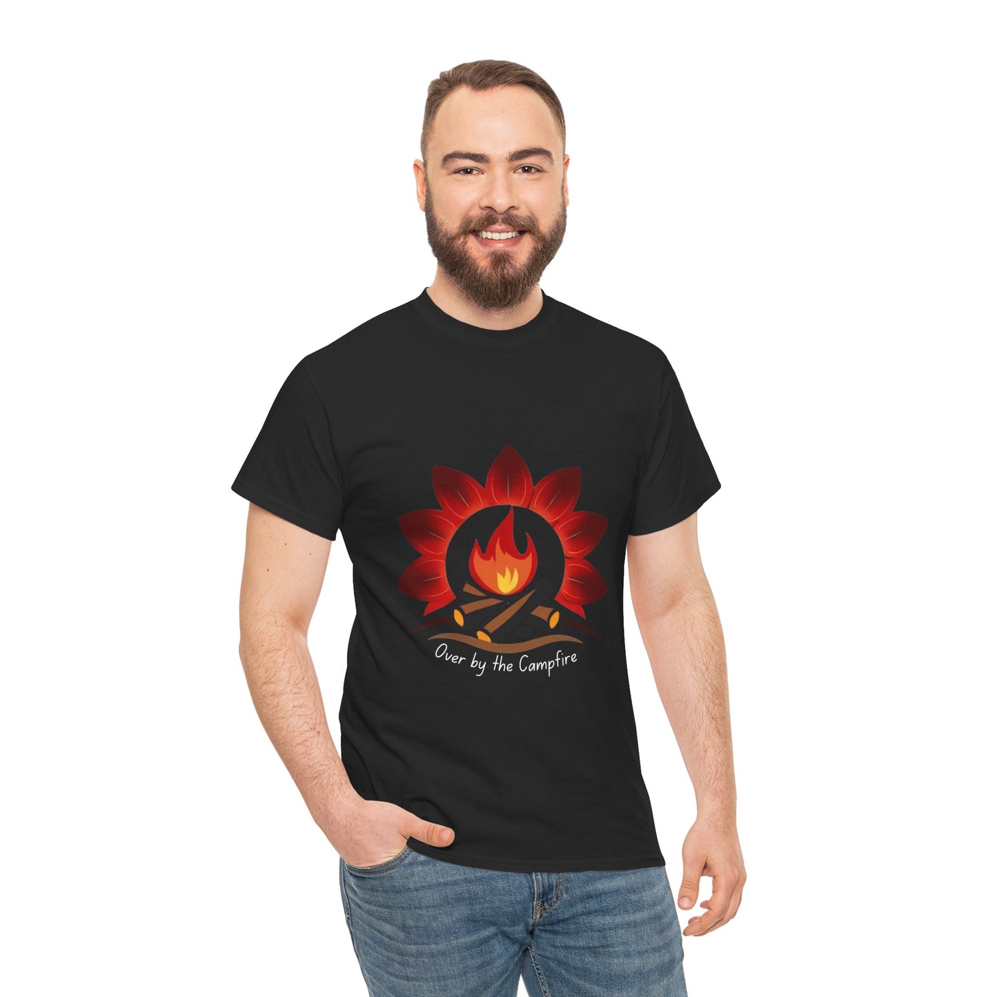 Campfire Vibes Unisex Tee - Cozy Nights, Outdoor Adventures, Perfect Gift, Bonfire Gatherings, Summer Celebrations