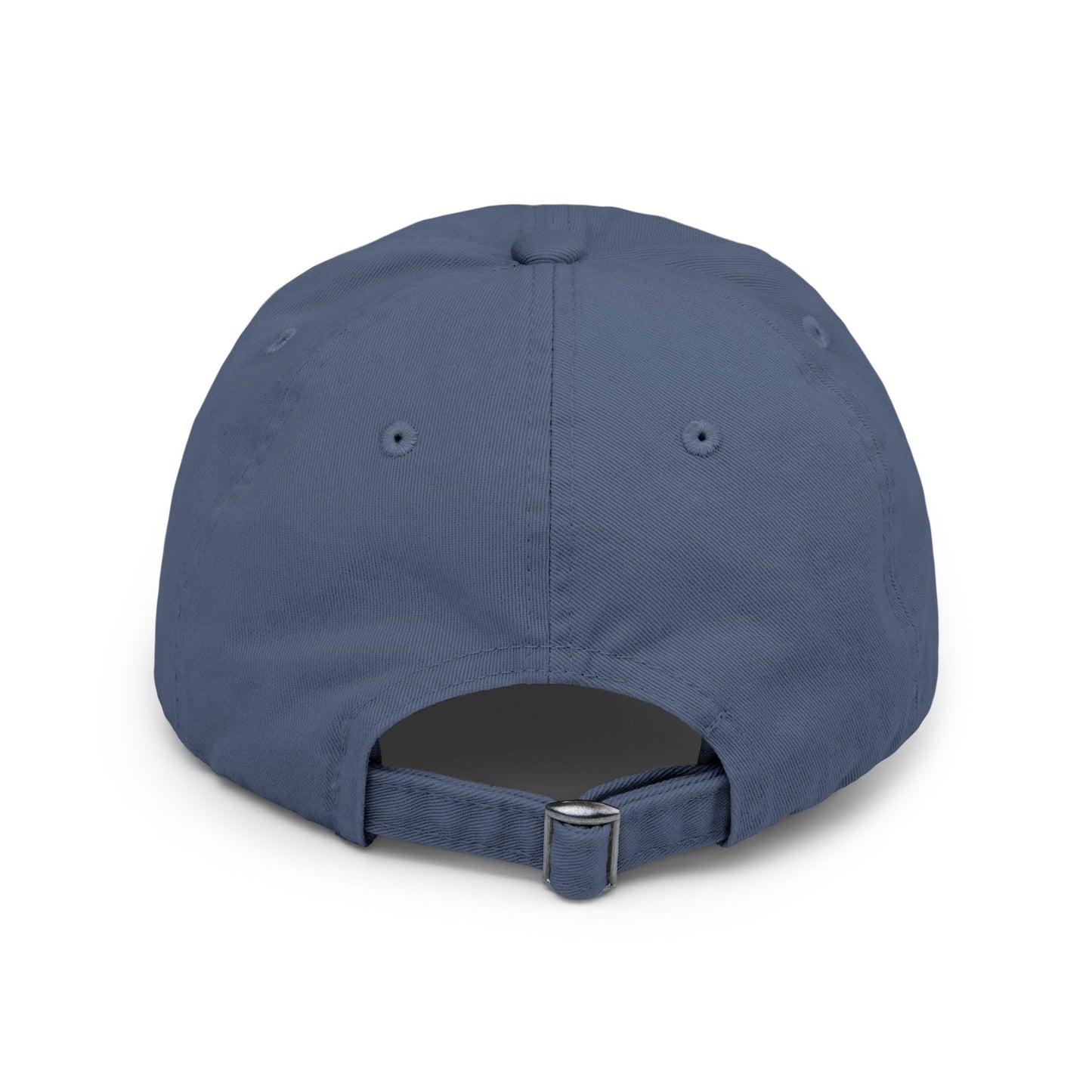 Unisex Distressed Cap - Peace Love Camping Graphic Hat