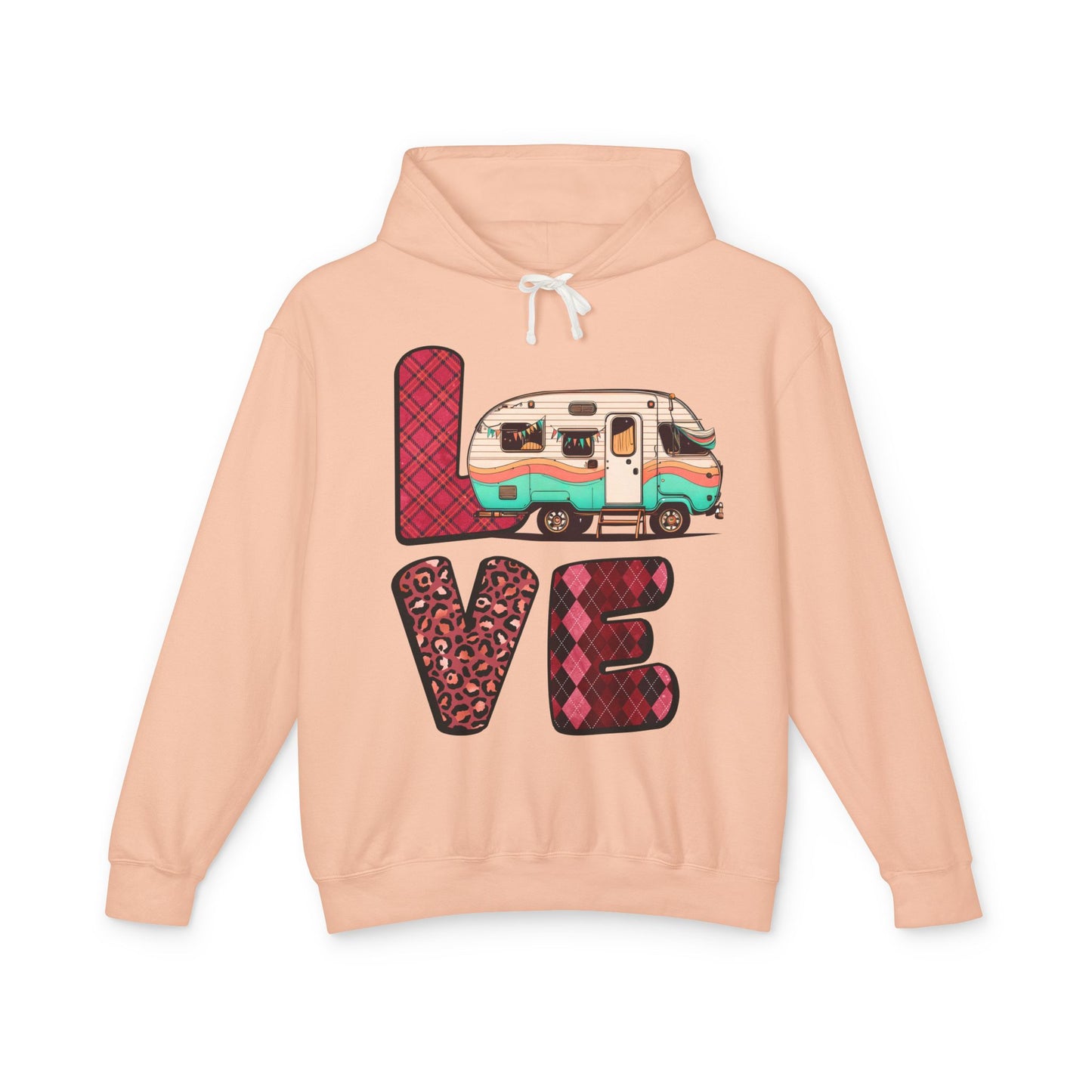 Love - Unisex Lightweight Hooded Sweatshirt