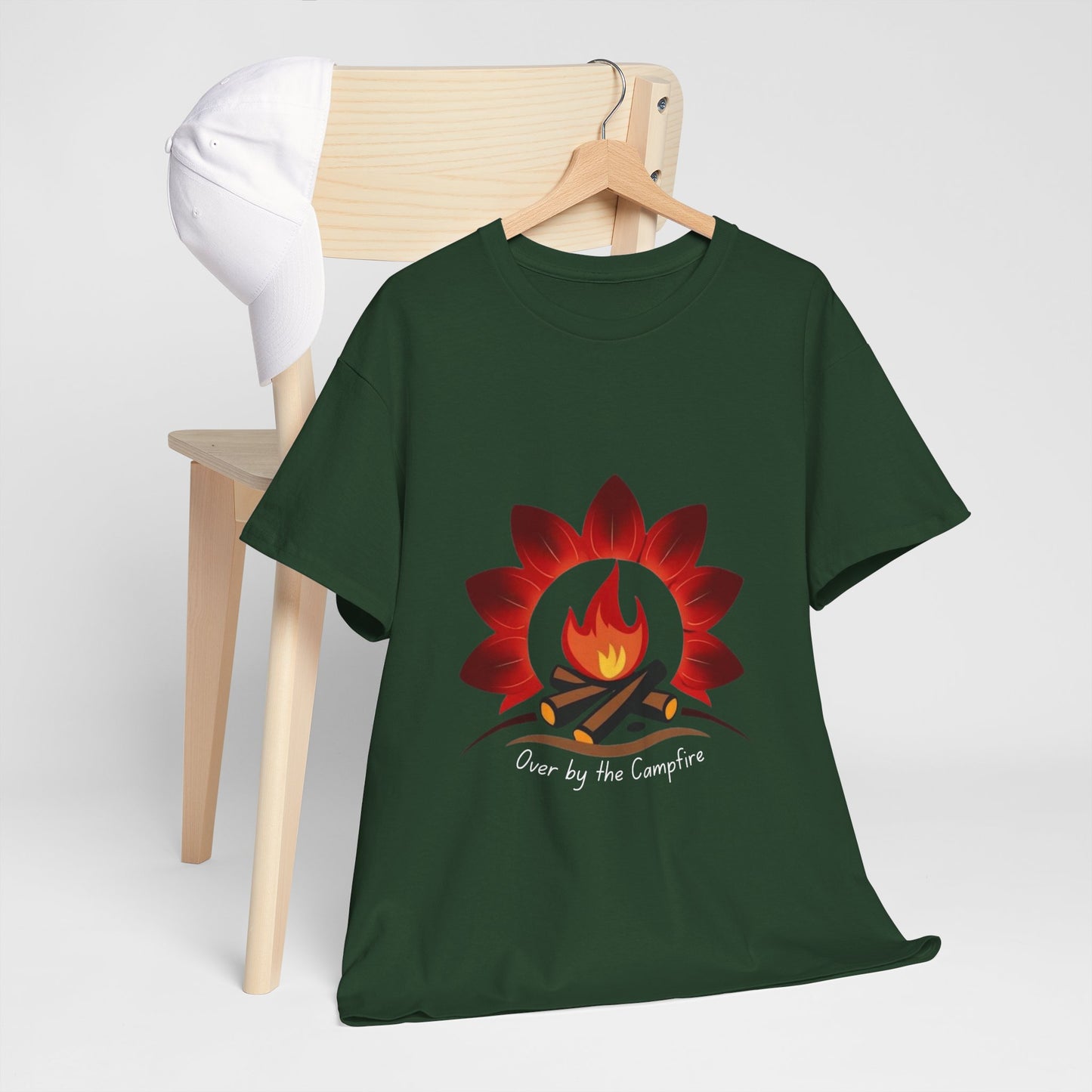 Campfire Vibes Unisex Tee - Cozy Nights, Outdoor Adventures, Perfect Gift, Bonfire Gatherings, Summer Celebrations