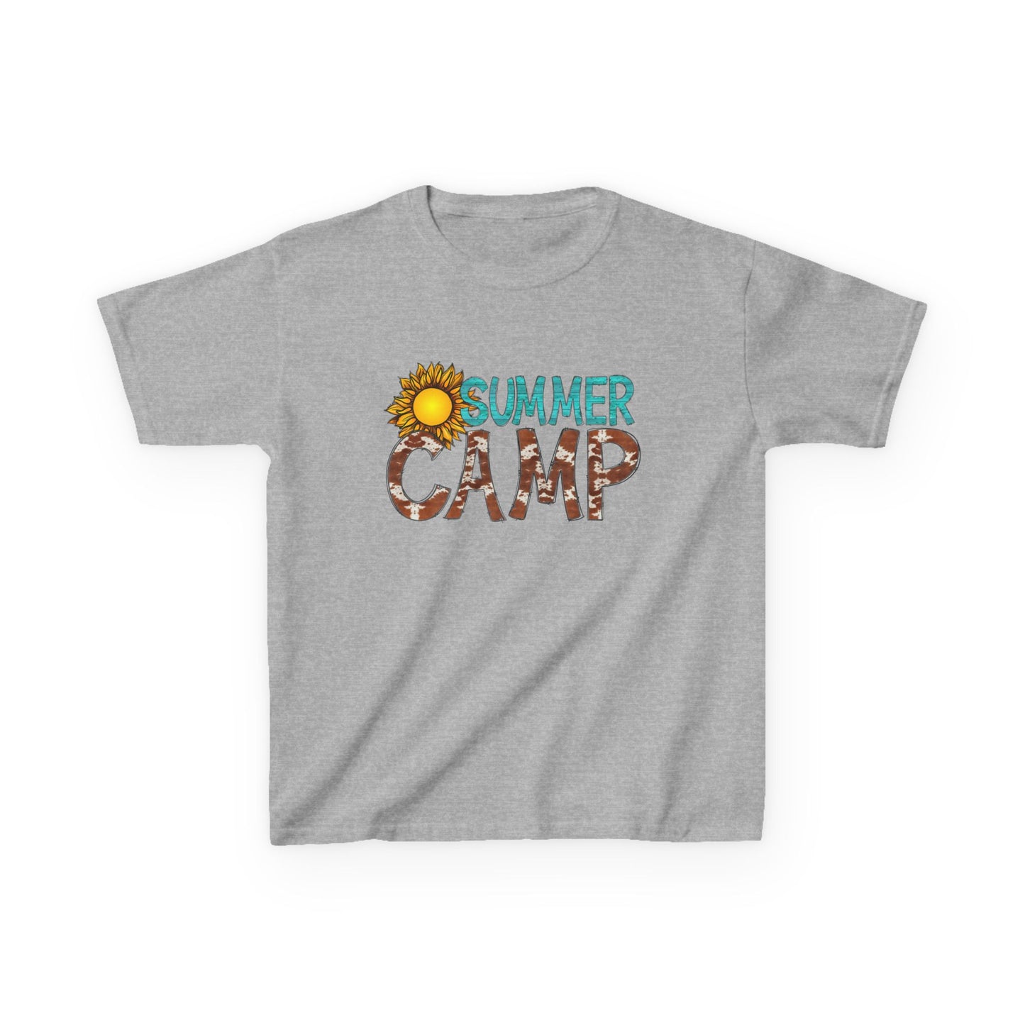 Kids Summer Camp Tee - Fun Black T-Shirt for Outdoor Adventures