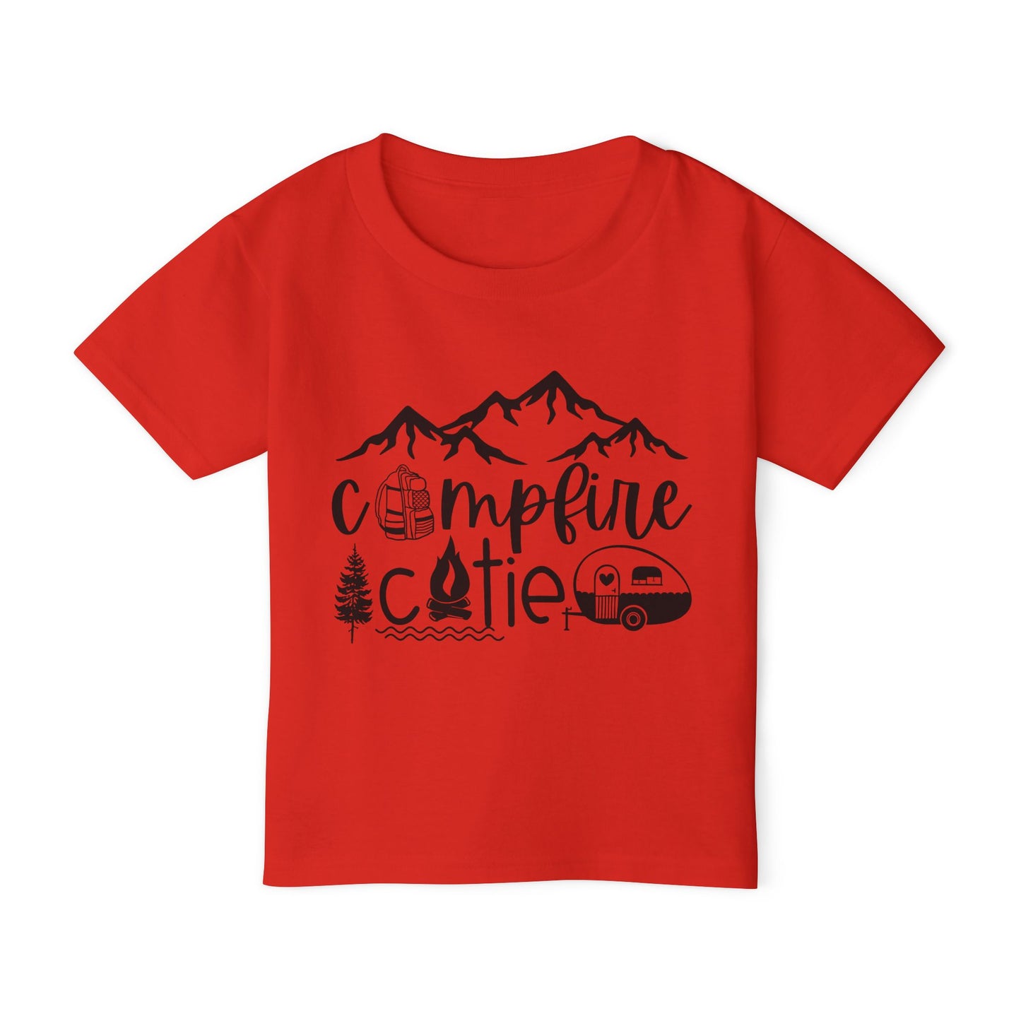 Campfire Cutie Toddler T-Shirt - Perfect for Camping Adventures