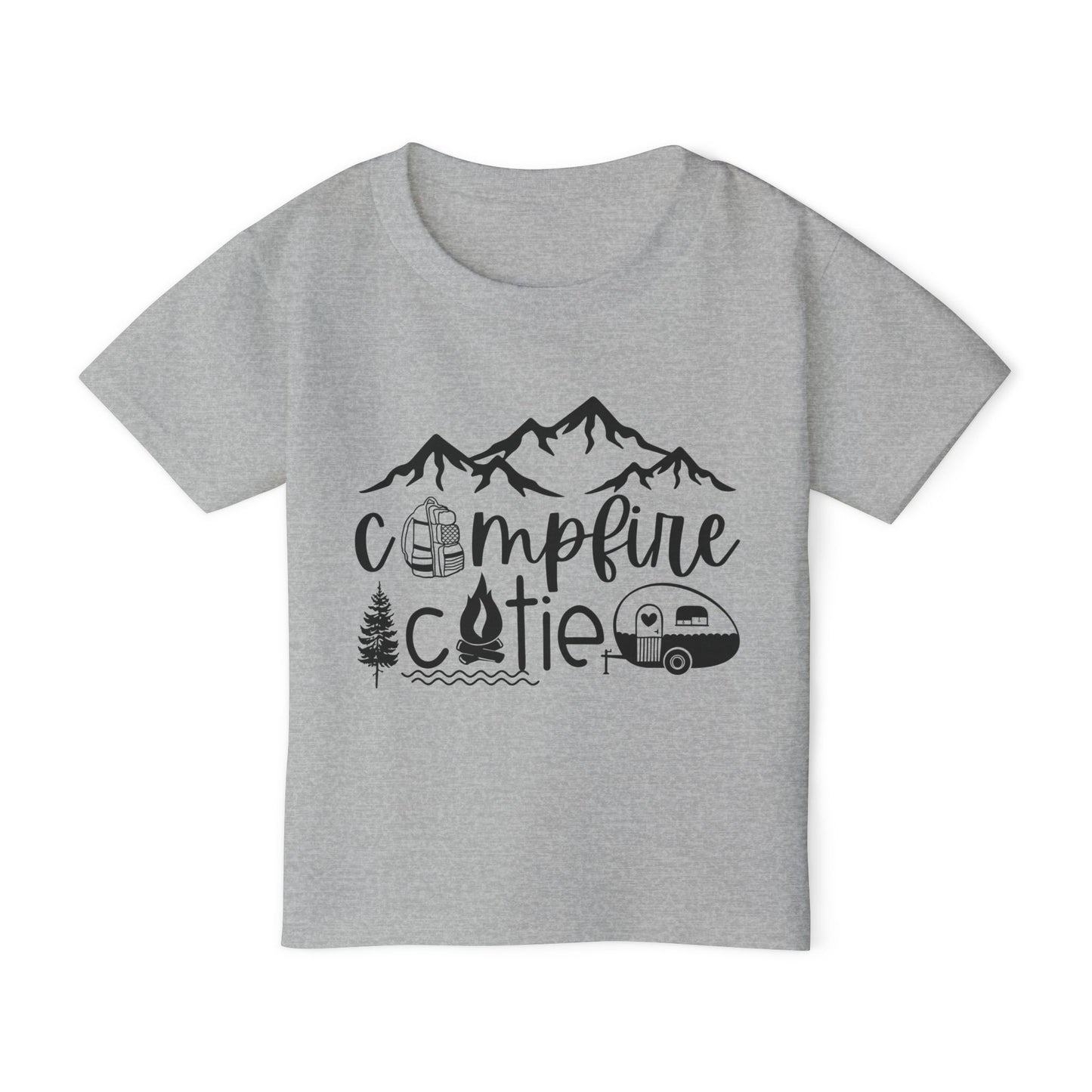 Campfire Cutie Toddler T-Shirt - Perfect for Camping Adventures