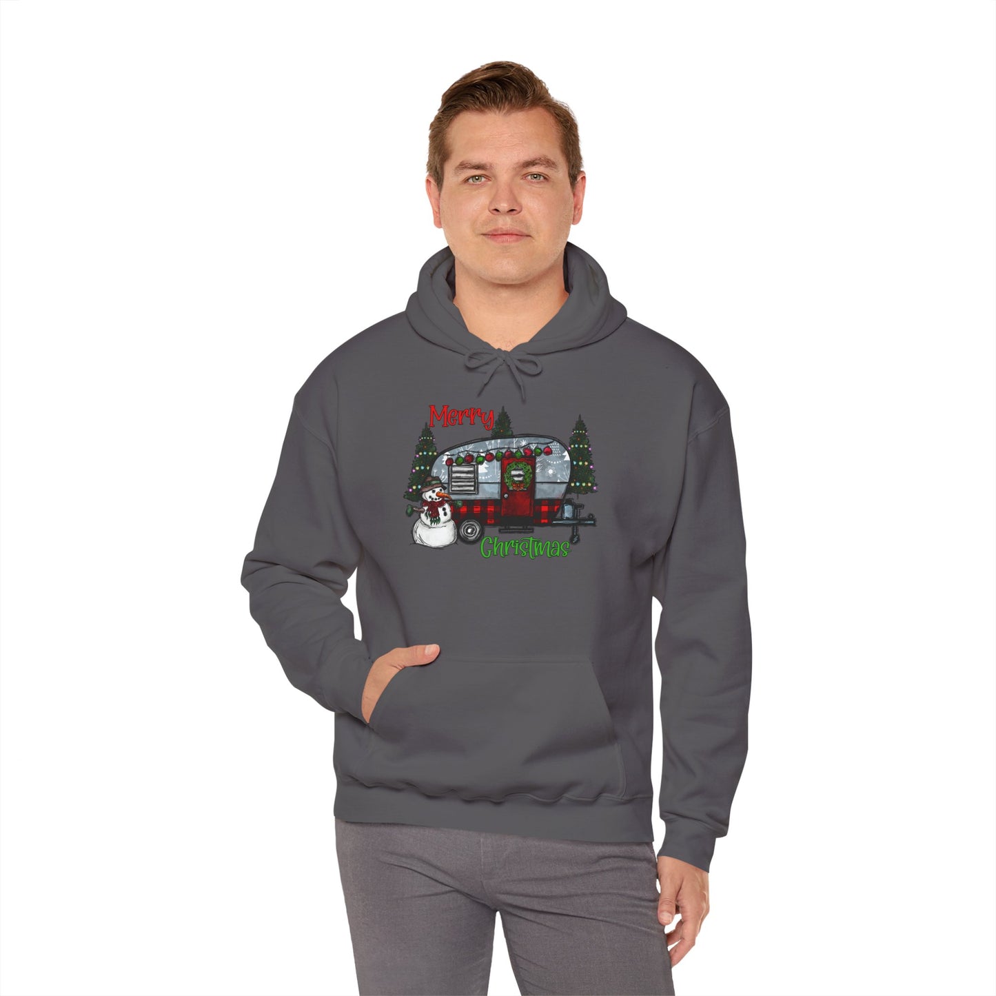 Merry Christmas - Unisex Heavy Blend™ Hooded Sweatshirt