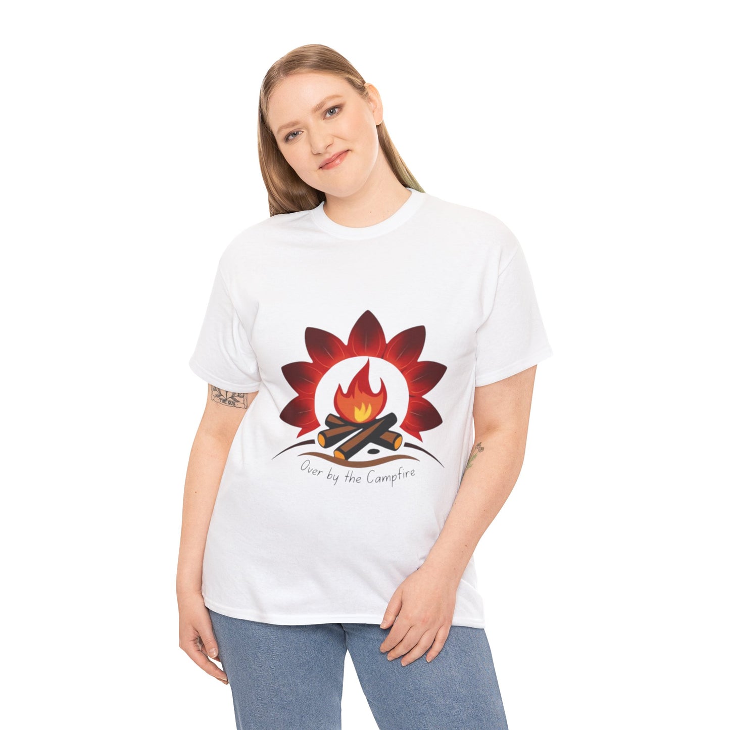Campfire Vibes Unisex Tee - Cozy Nights, Outdoor Adventures, Perfect Gift, Bonfire Gatherings, Summer Celebrations