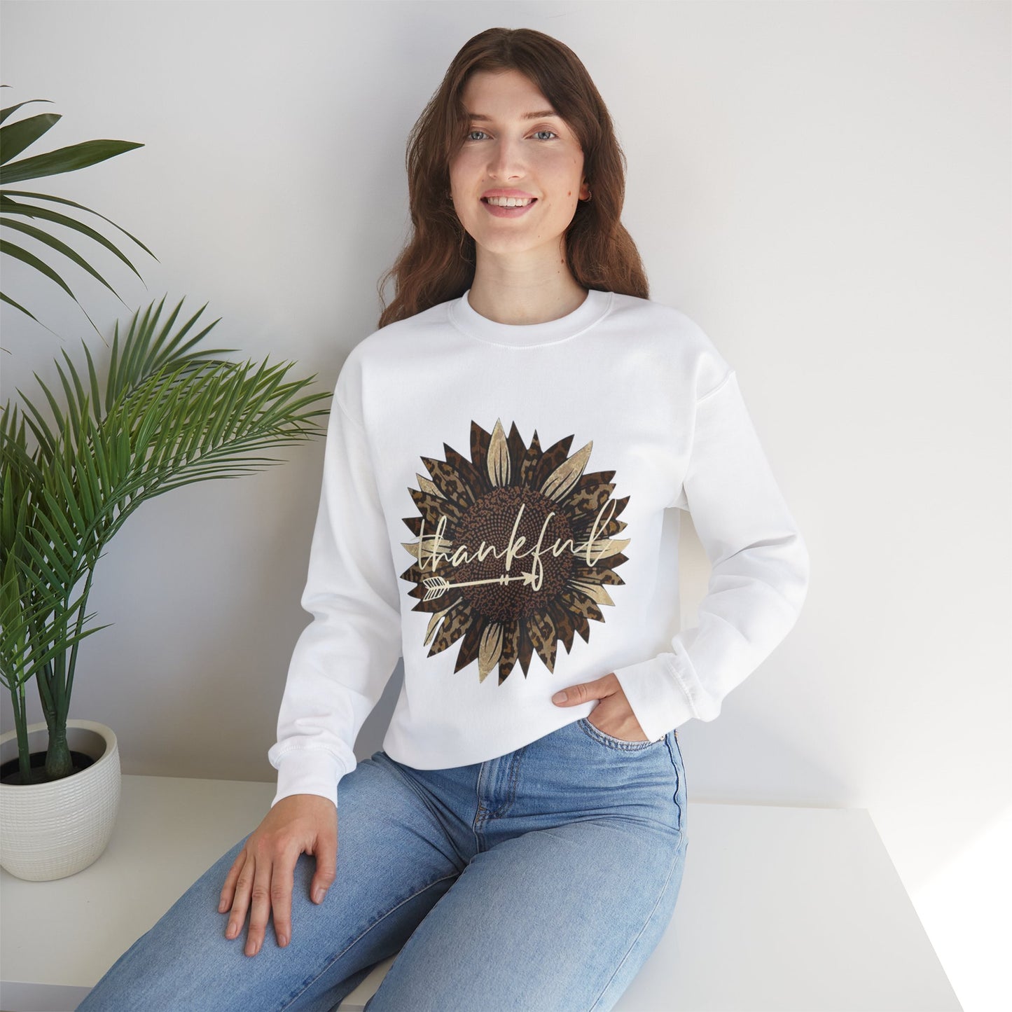 Thankful - Unisex Heavy Blend™ Crewneck Sweatshirt
