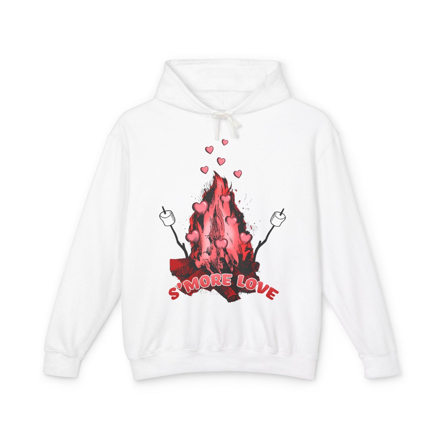 S'more Love - Unisex Lightweight Hooded Sweatshirt