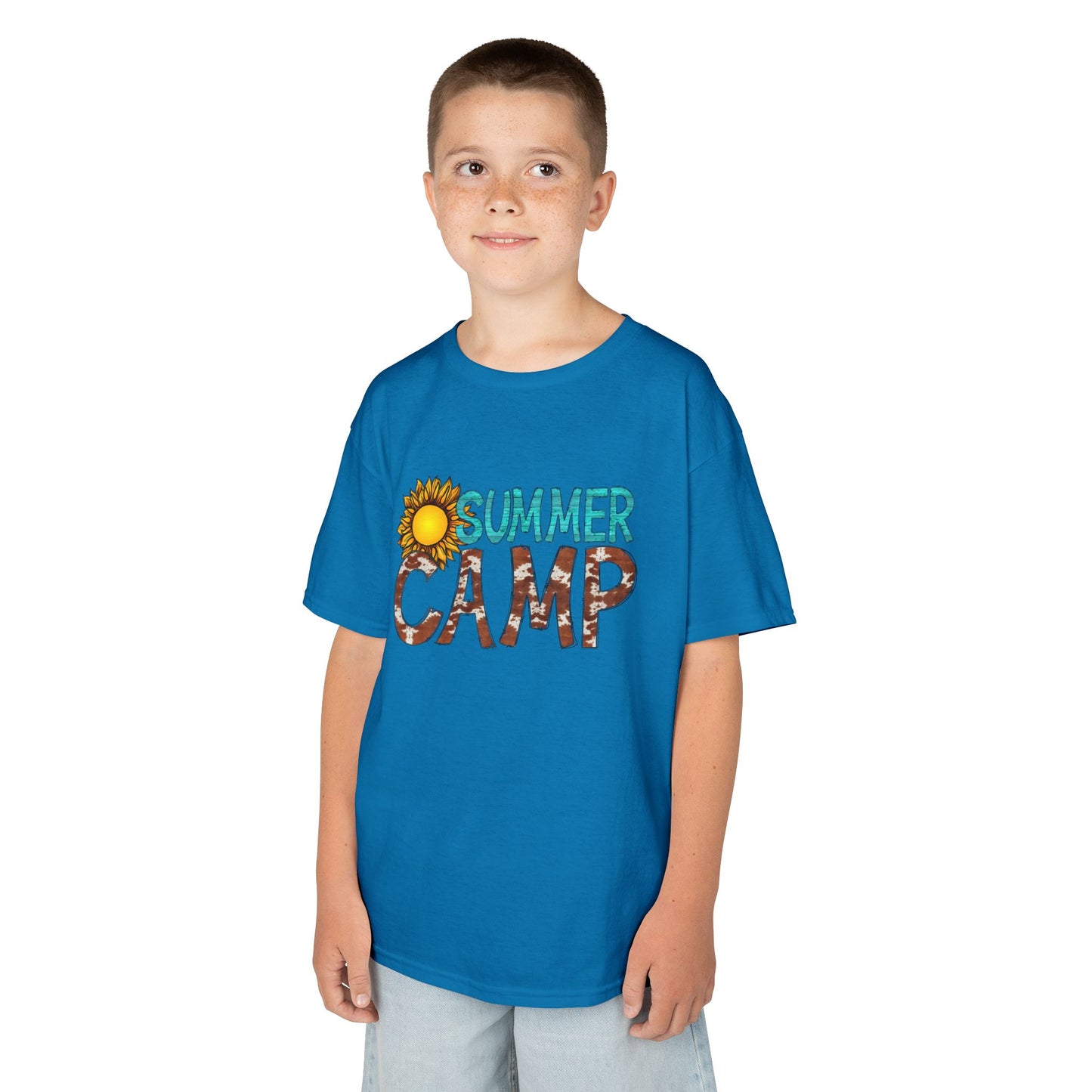 Kids Summer Camp Tee - Fun Black T-Shirt for Outdoor Adventures