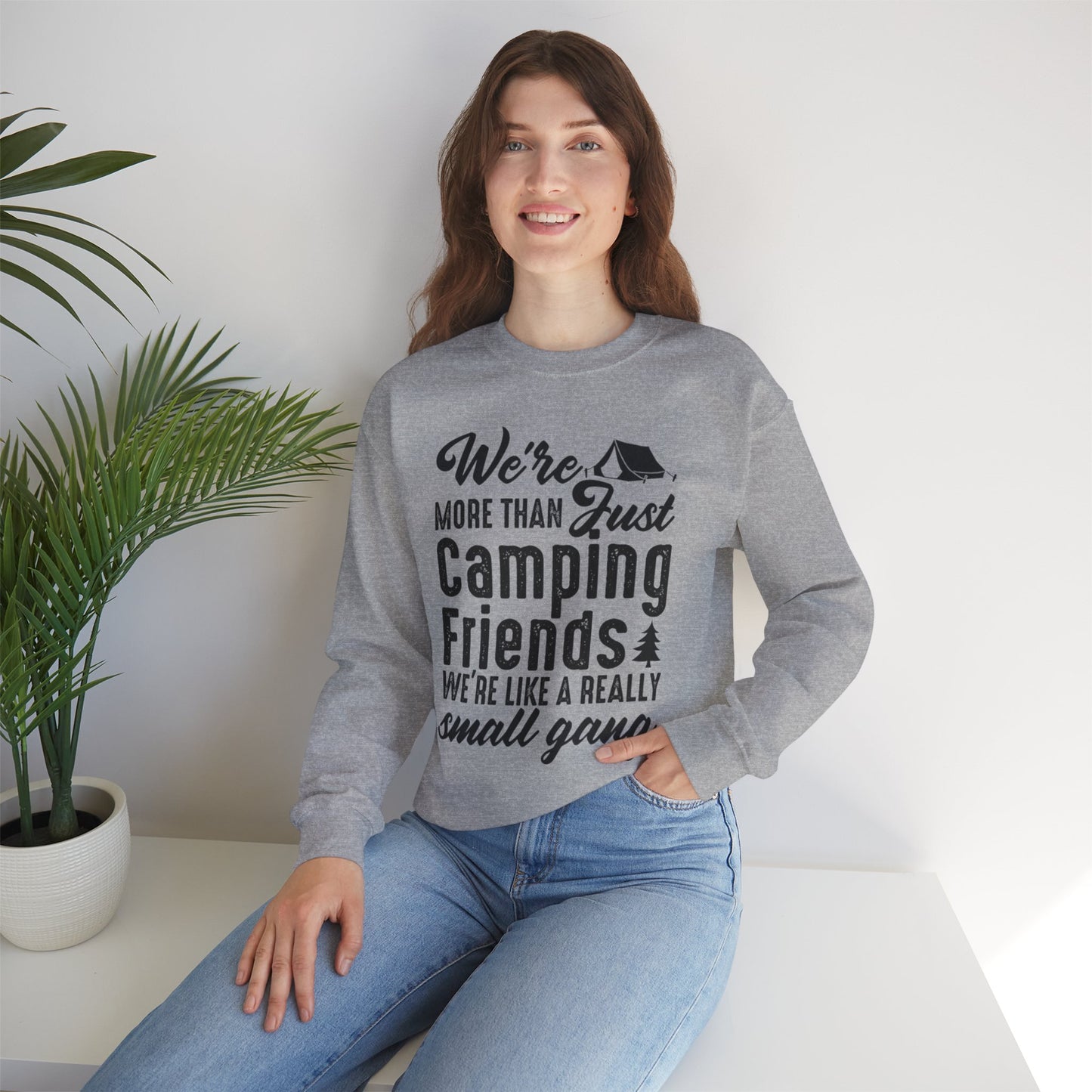 Camping Friends and Small Gang - Unisex Heavy Blend™ Crewneck Sweatshirt
