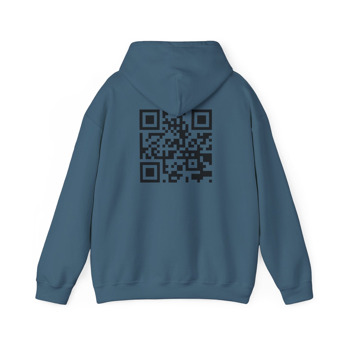 Over by the Campfire- Cozy Unisex Heavy Blend™ Hooded Sweatshirt with Festive Graphic