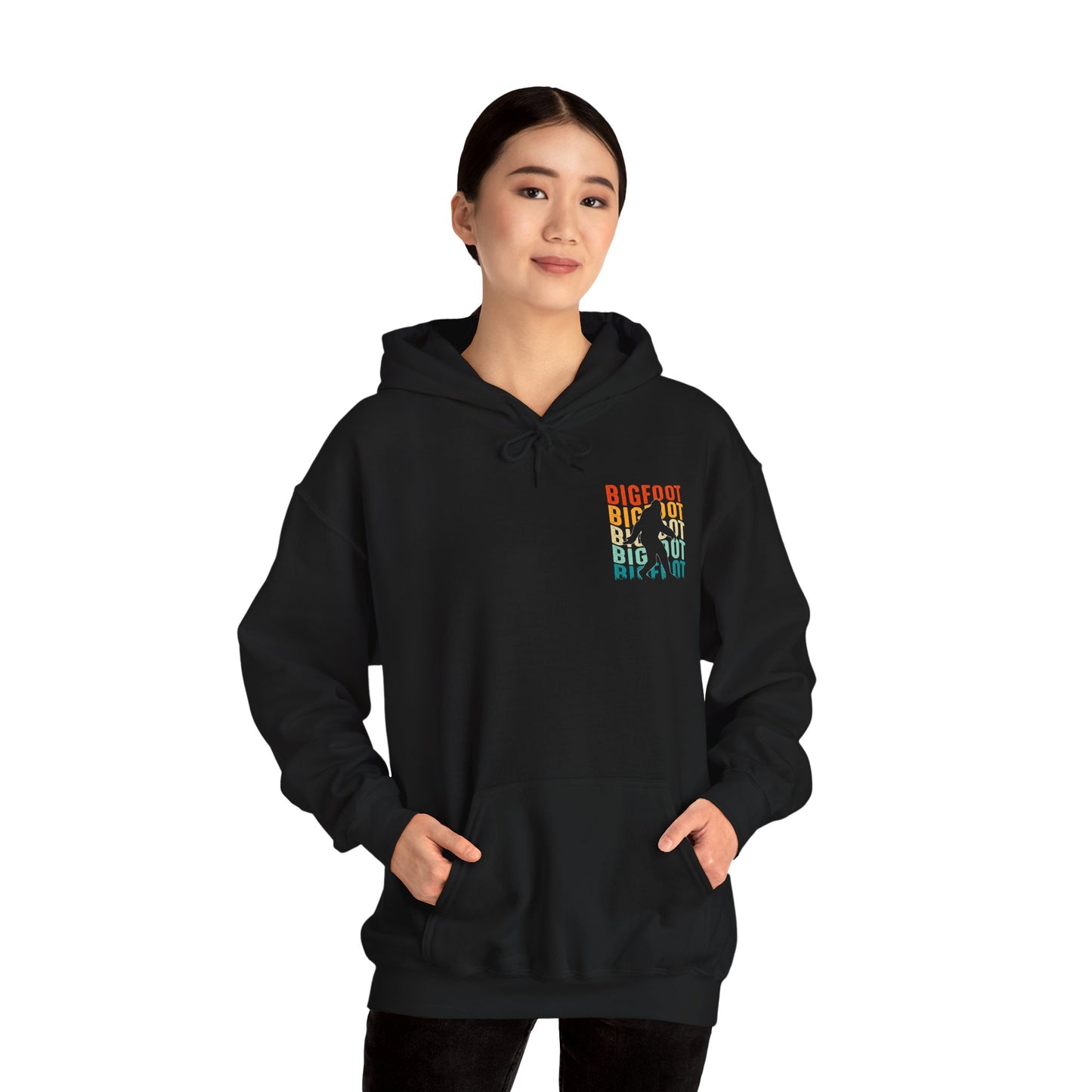 Bigfoot Adventure Unisex Heavy Blend™ Hooded Sweatshirt - Perfect for Outdoor Enthusiasts and Mythology Lovers