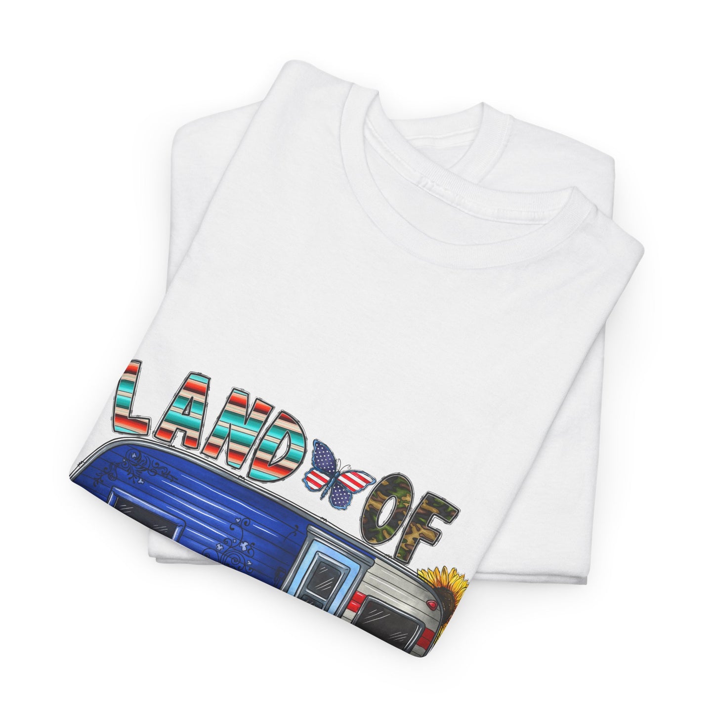 Land of the Free - Unisex Heavy Cotton Tee