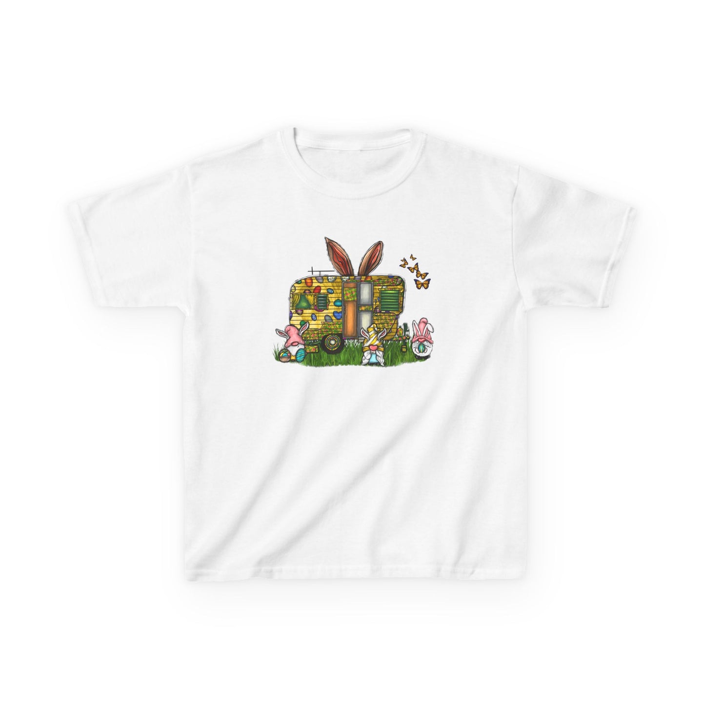 Easter Bunny Kids Tee - Adorable Heavy Cotton™ Shirt for Spring Celebrations