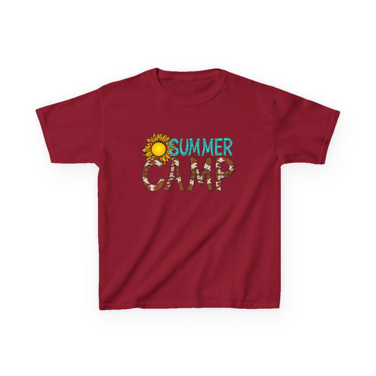 Kids Summer Camp Tee - Fun Black T-Shirt for Outdoor Adventures