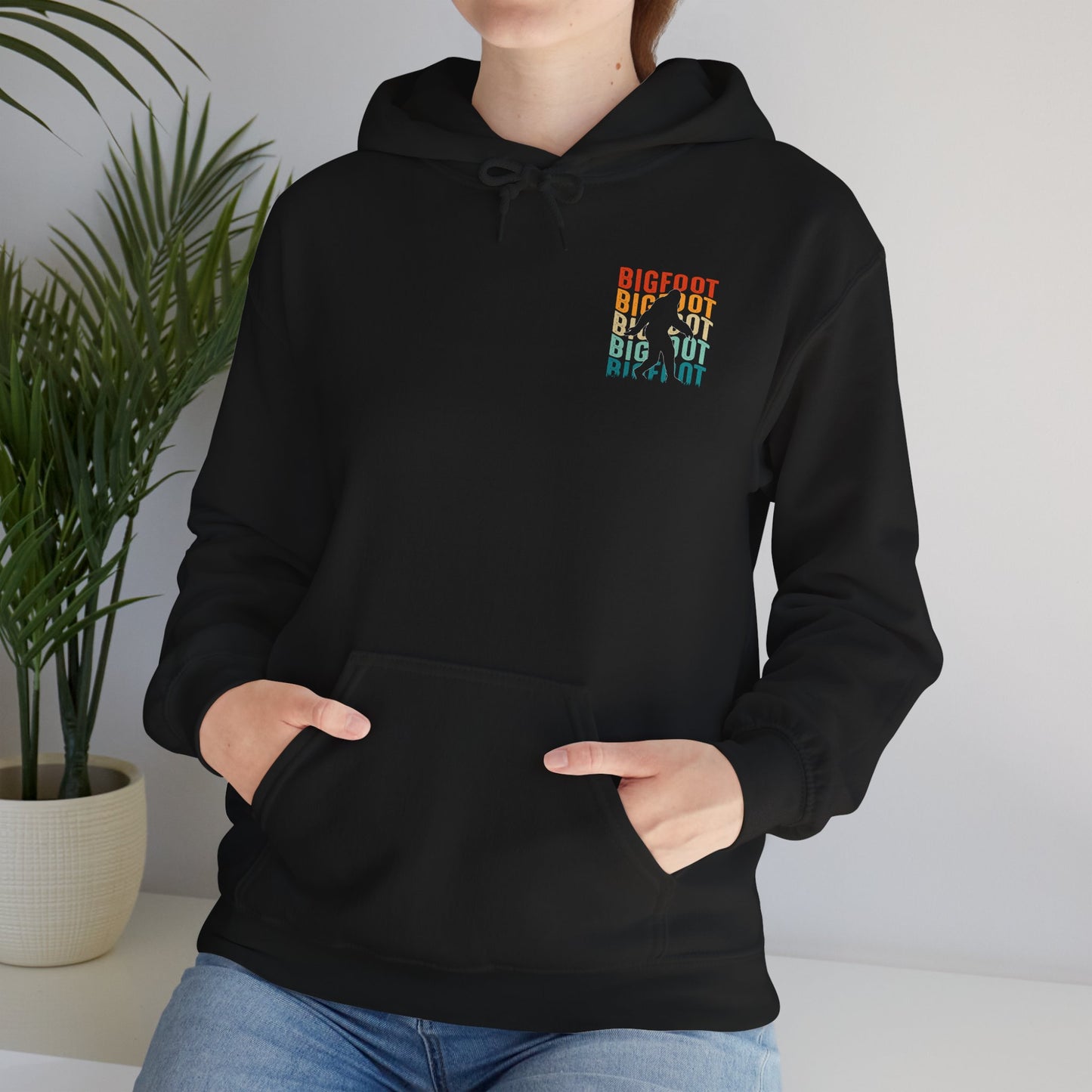 Bigfoot Adventure Unisex Heavy Blend™ Hooded Sweatshirt - Perfect for Outdoor Enthusiasts and Mythology Lovers
