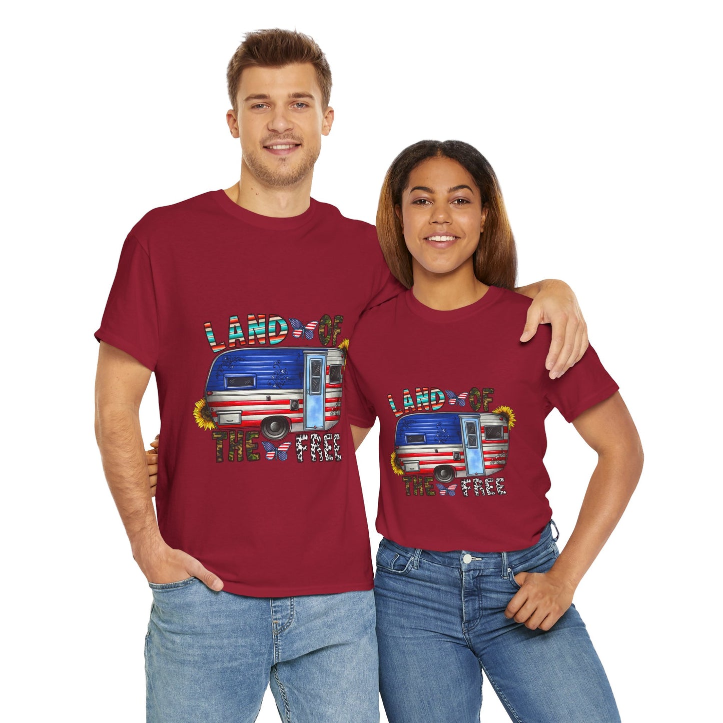 Land of the Free - Unisex Heavy Cotton Tee