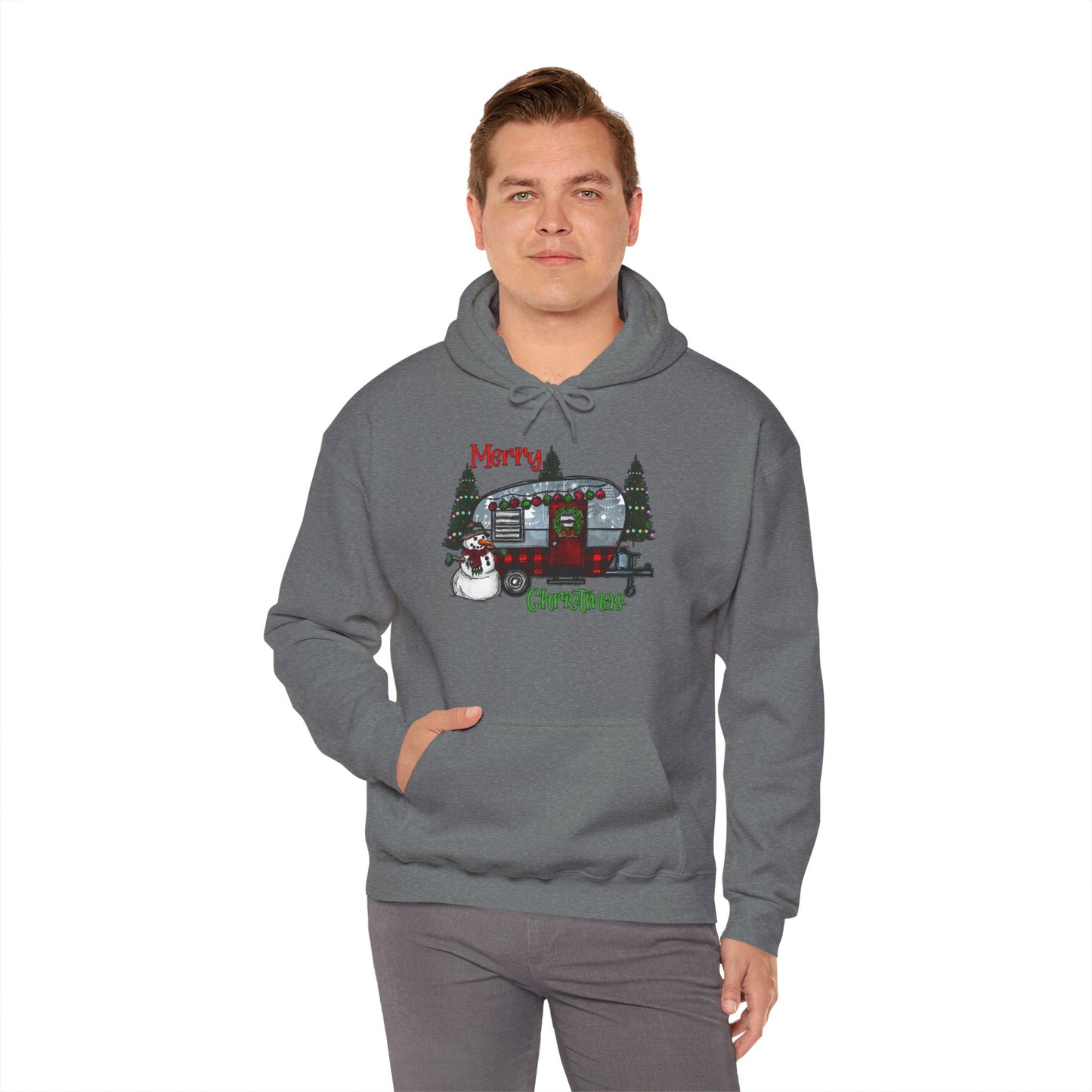 Merry Christmas - Unisex Heavy Blend™ Hooded Sweatshirt