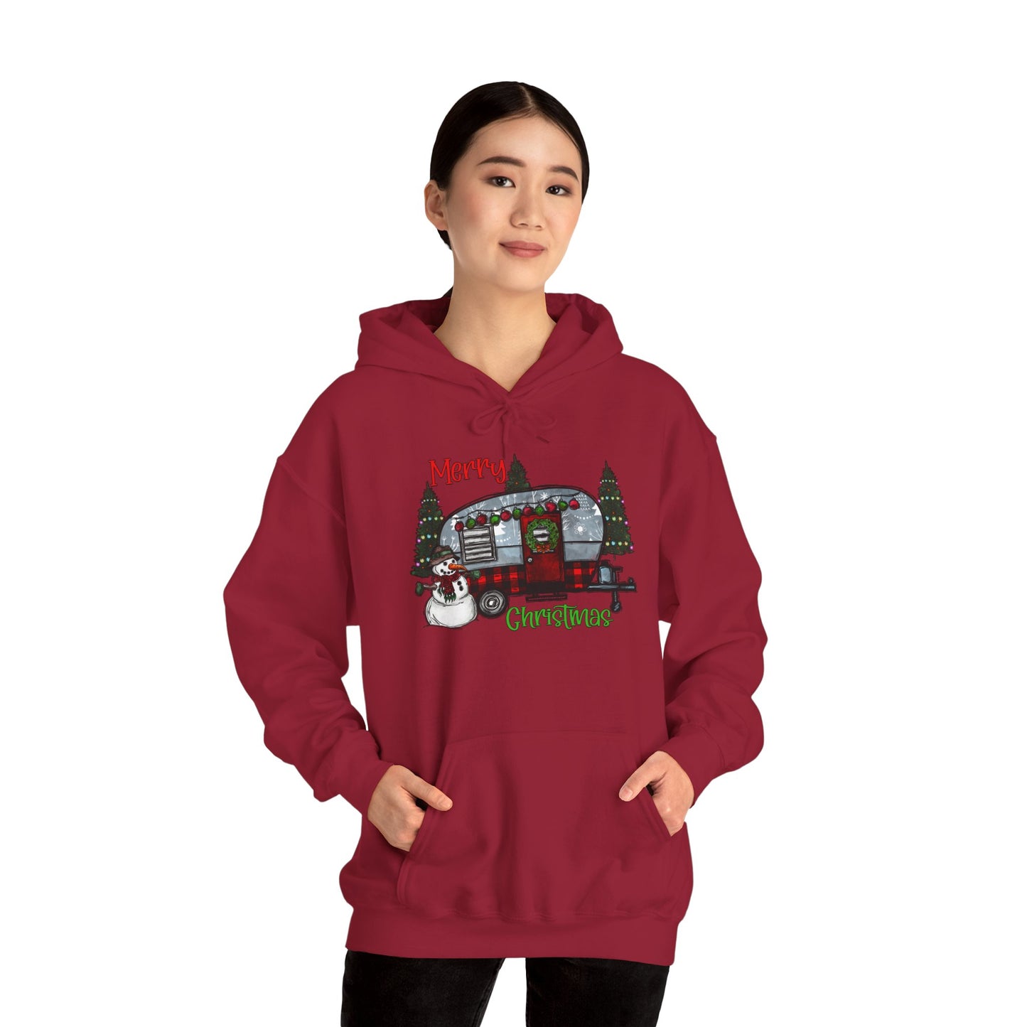 Merry Christmas - Unisex Heavy Blend™ Hooded Sweatshirt