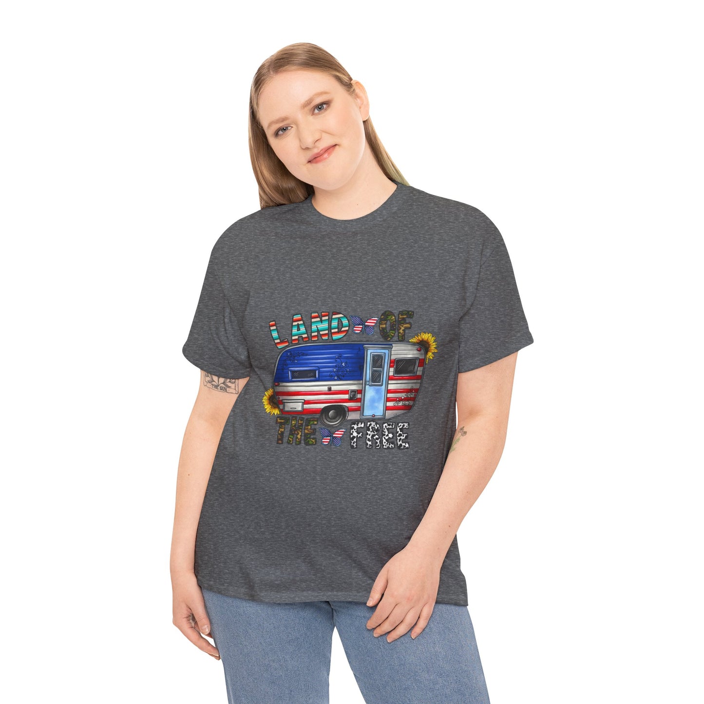 Land of the Free - Unisex Heavy Cotton Tee