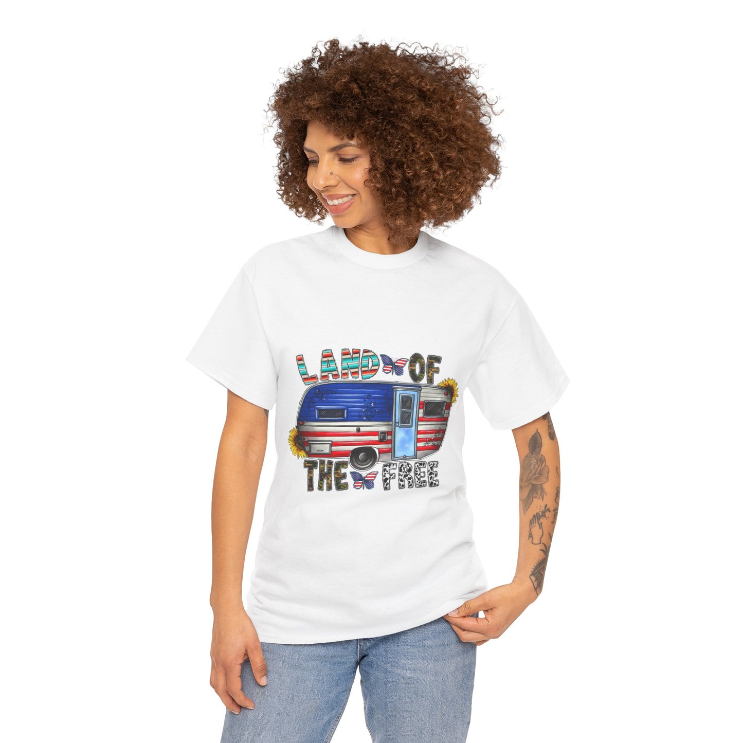 Land of the Free - Unisex Heavy Cotton Tee