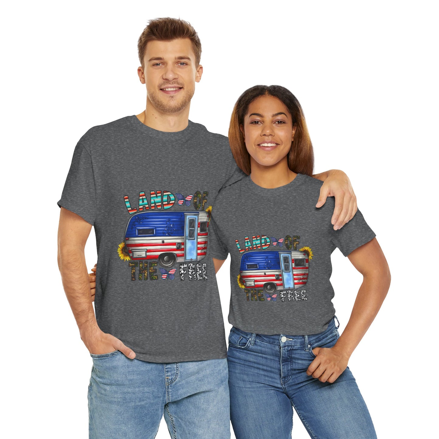 Land of the Free - Unisex Heavy Cotton Tee