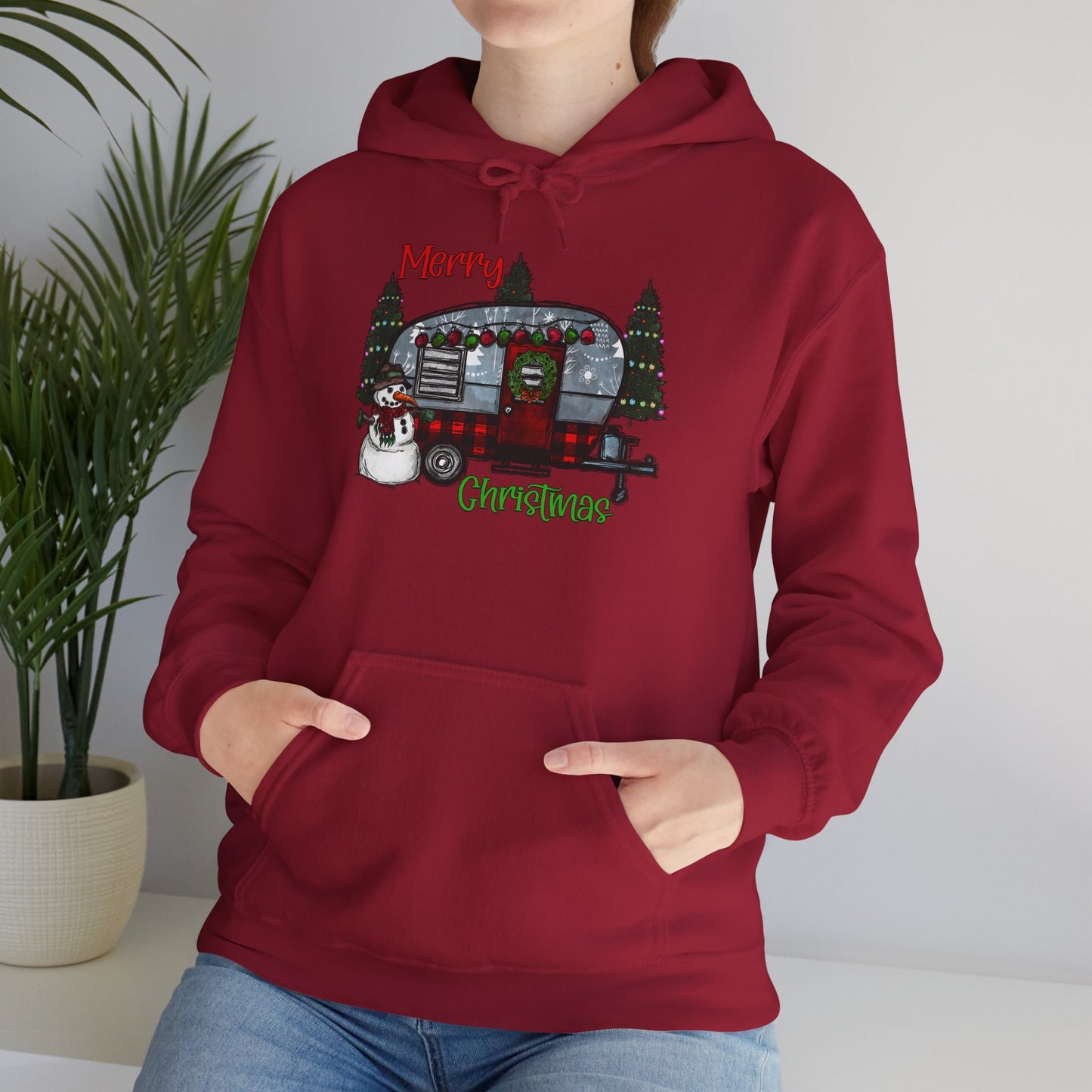 Merry Christmas - Unisex Heavy Blend™ Hooded Sweatshirt