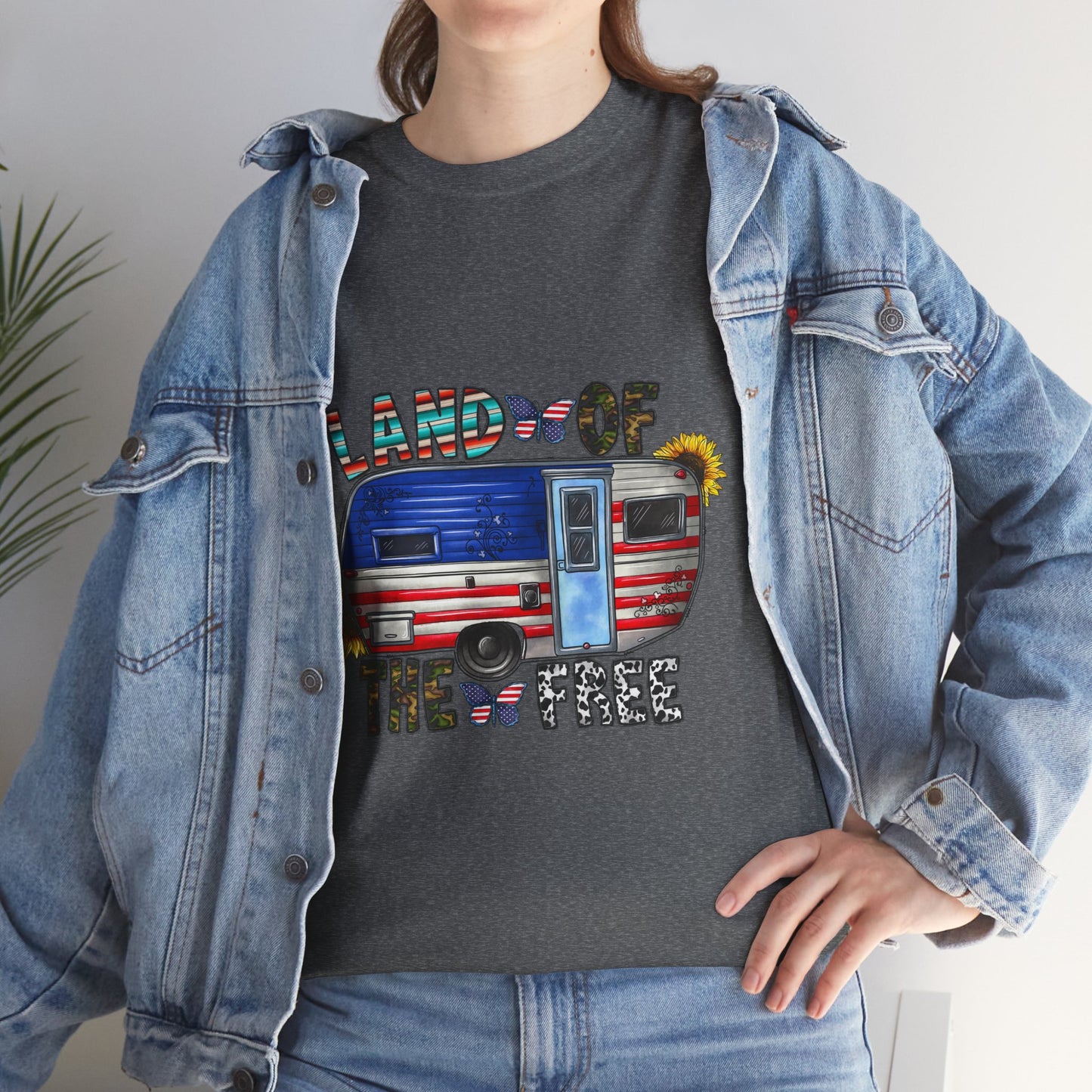 Land of the Free - Unisex Heavy Cotton Tee