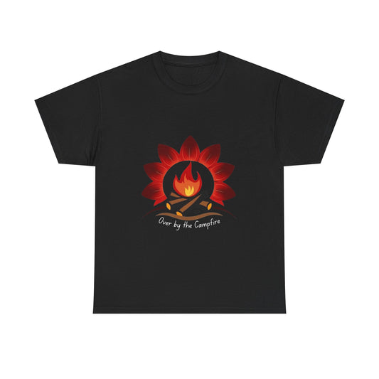 Campfire Vibes Unisex Tee - Cozy Nights, Outdoor Adventures, Perfect Gift, Bonfire Gatherings, Summer Celebrations