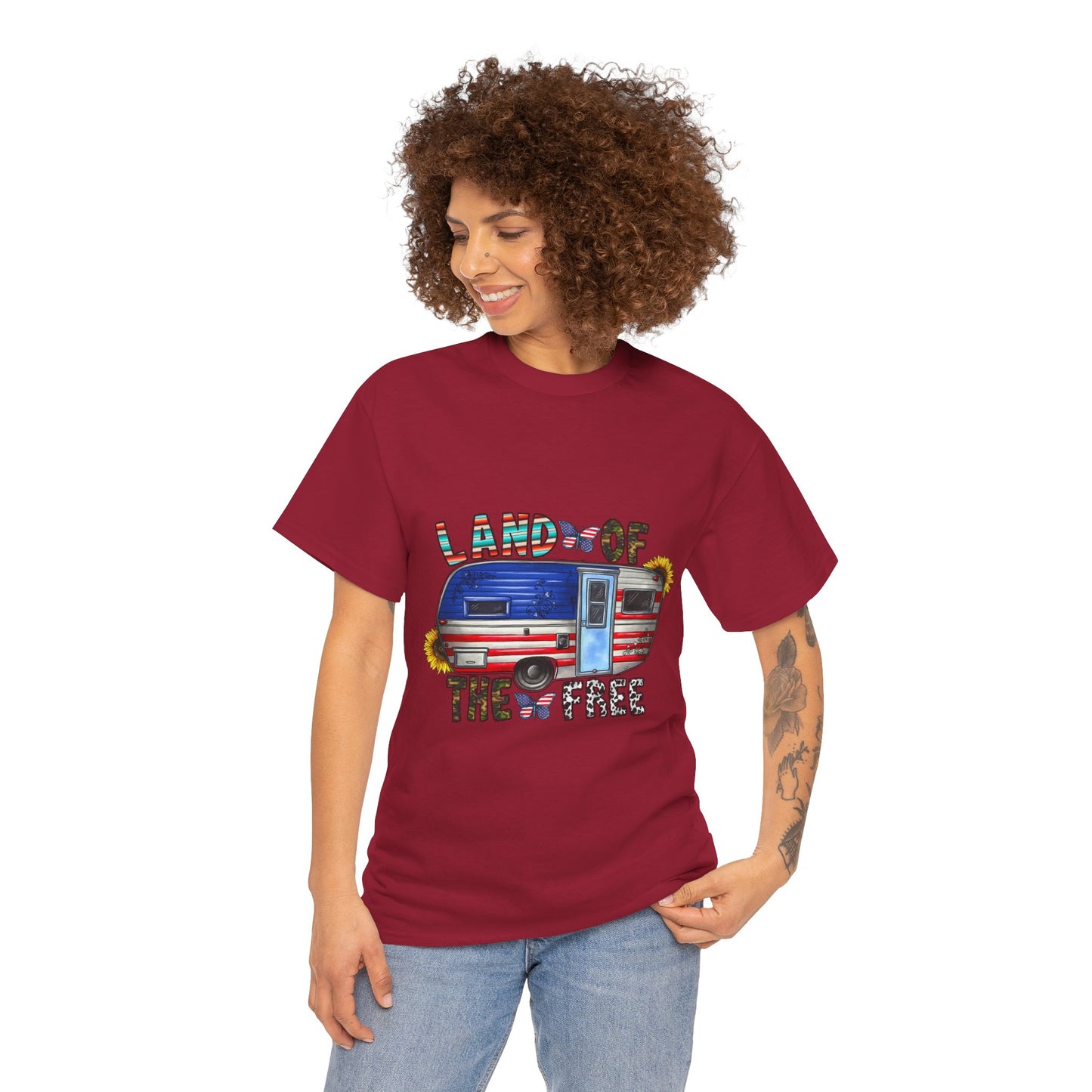 Land of the Free - Unisex Heavy Cotton Tee