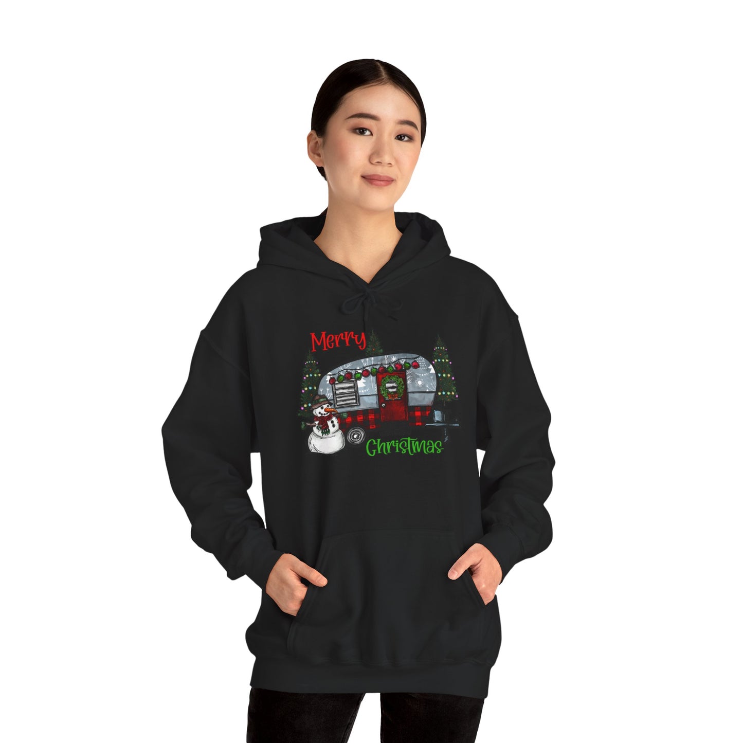 Merry Christmas - Unisex Heavy Blend™ Hooded Sweatshirt