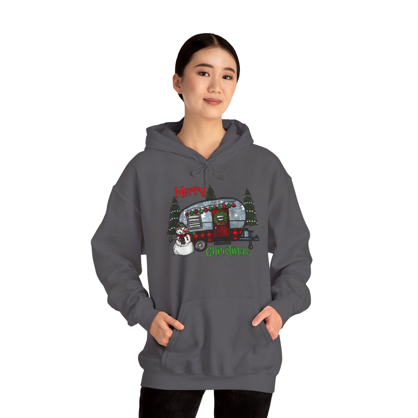 Merry Christmas - Unisex Heavy Blend™ Hooded Sweatshirt