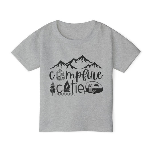 Campfire Cutie Toddler T-Shirt - Perfect for Camping Adventures