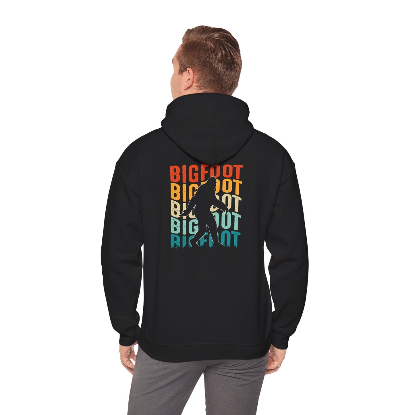 Bigfoot Adventure Unisex Heavy Blend™ Hooded Sweatshirt - Perfect for Outdoor Enthusiasts and Mythology Lovers