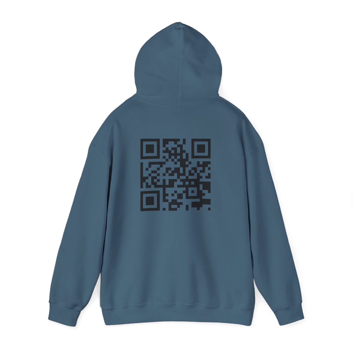 Over by the Campfire- Cozy Unisex Heavy Blend™ Hooded Sweatshirt with Festive Graphic