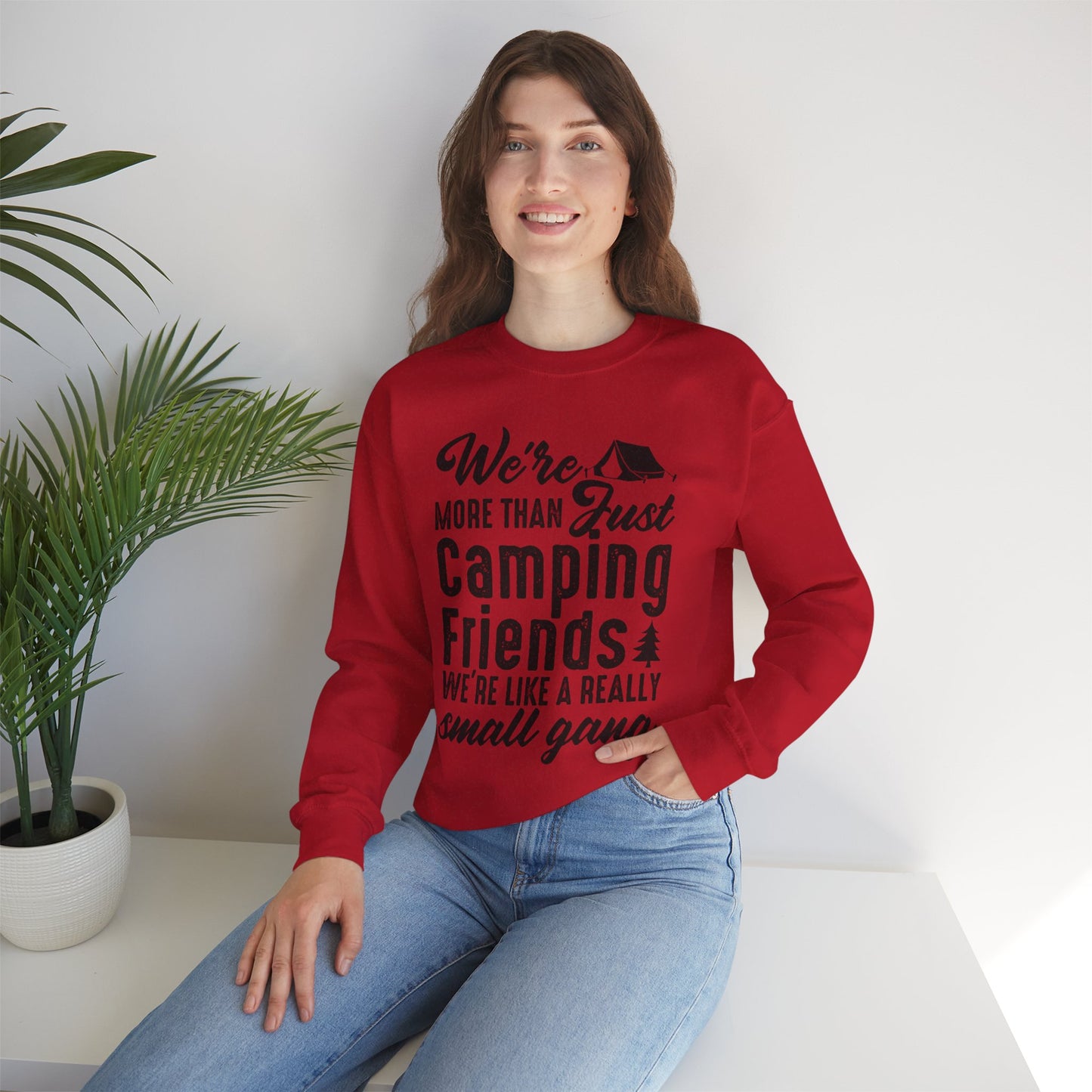 Camping Friends and Small Gang - Unisex Heavy Blend™ Crewneck Sweatshirt