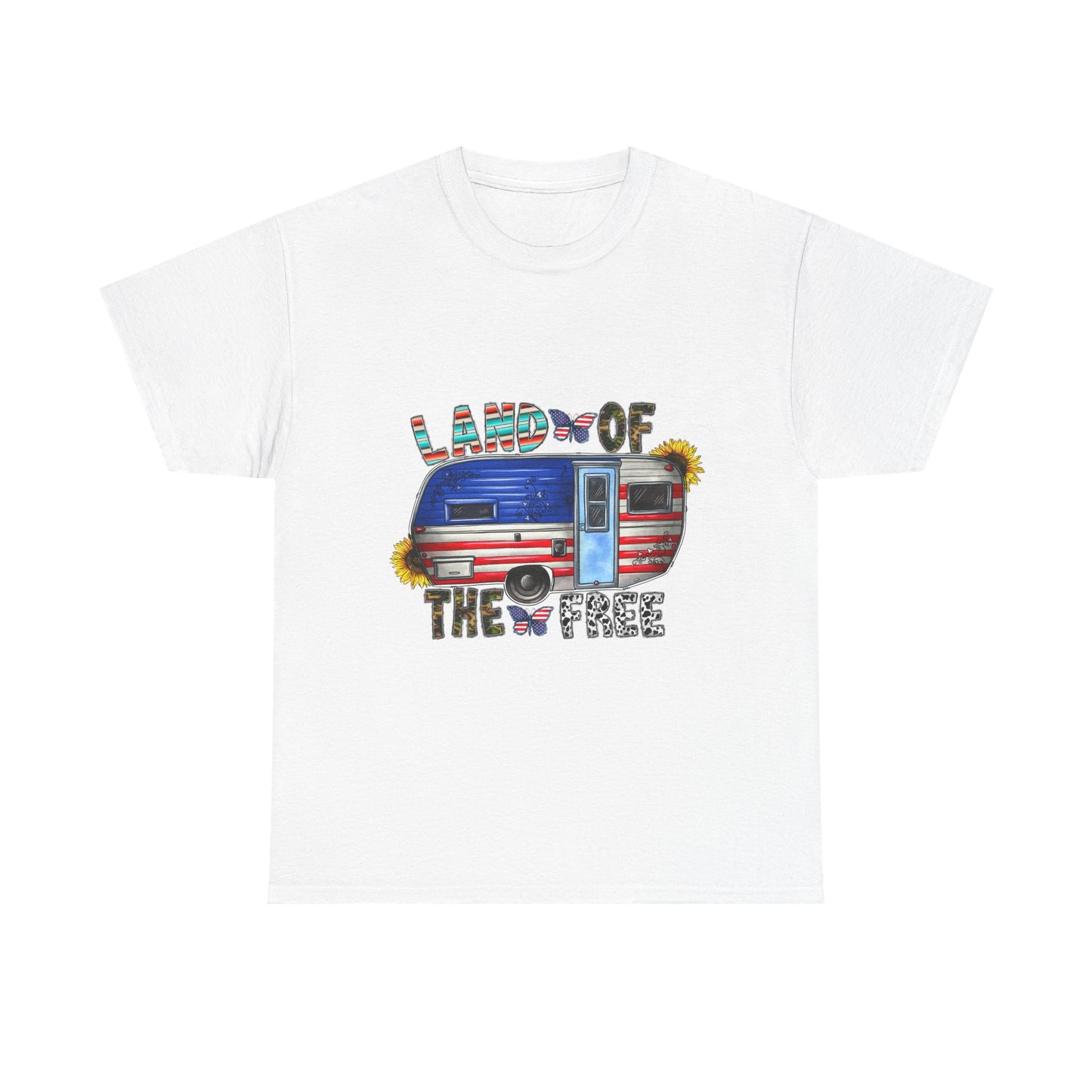 Land of the Free - Unisex Heavy Cotton Tee