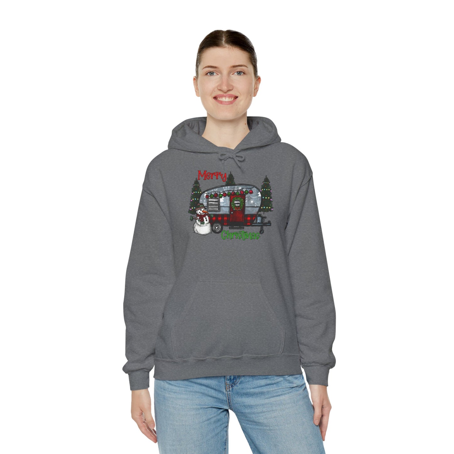 Merry Christmas - Unisex Heavy Blend™ Hooded Sweatshirt