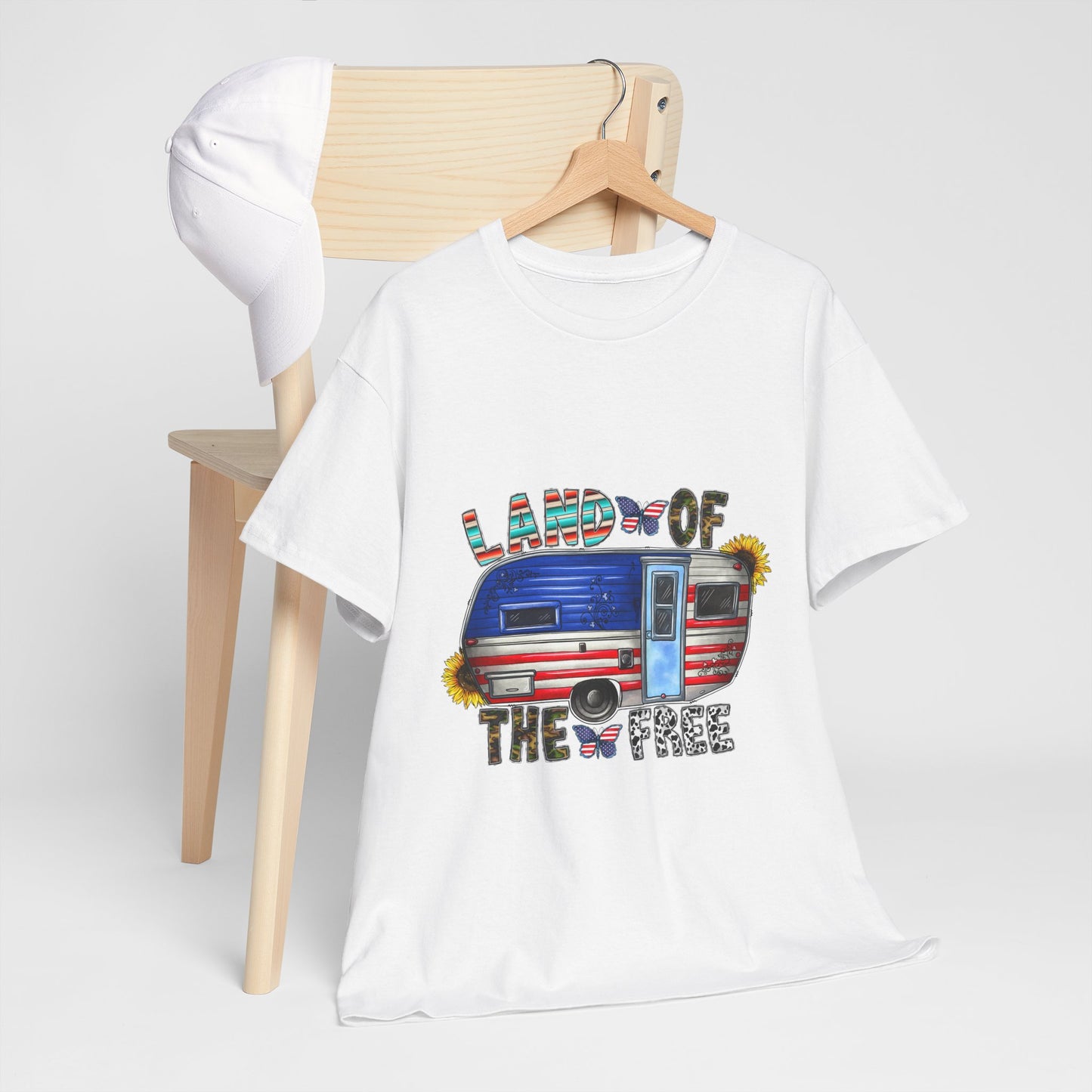 Land of the Free - Unisex Heavy Cotton Tee